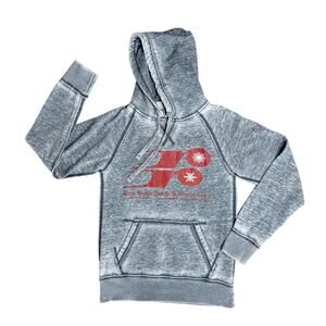 J. AMERICA Gray ‘Red River Ski’ Long Sleeve Hoodie Sweatshirt Women’s
